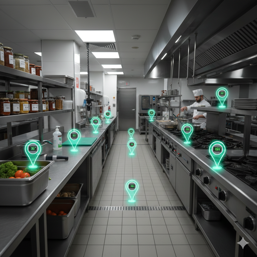 Kitchen sanitation audit checklist with HACCP critical control points